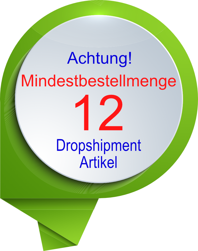 Mindestbestellmenge 12 Stück! Dropshipment!