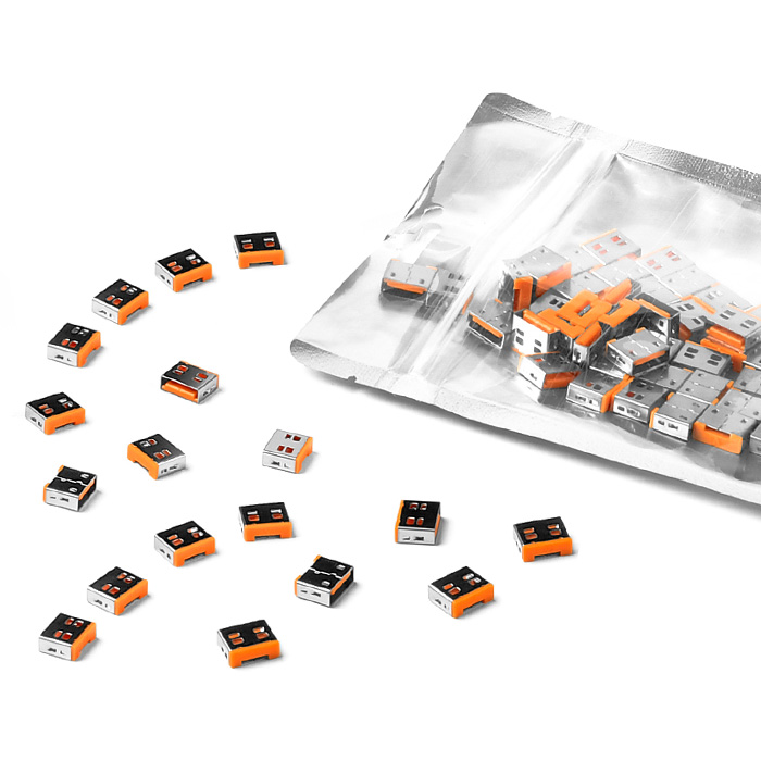 SmartKeeper Basic "USB-A Port" Blocker orange 100 Stk.