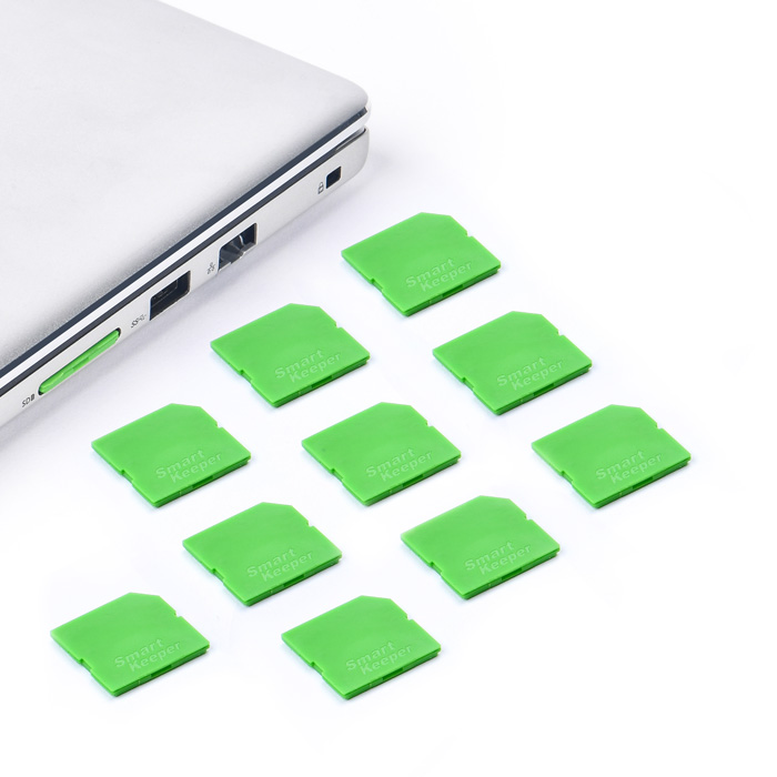 SmartKeeper Mini "SD Port" Blocker grün 10 Stk.