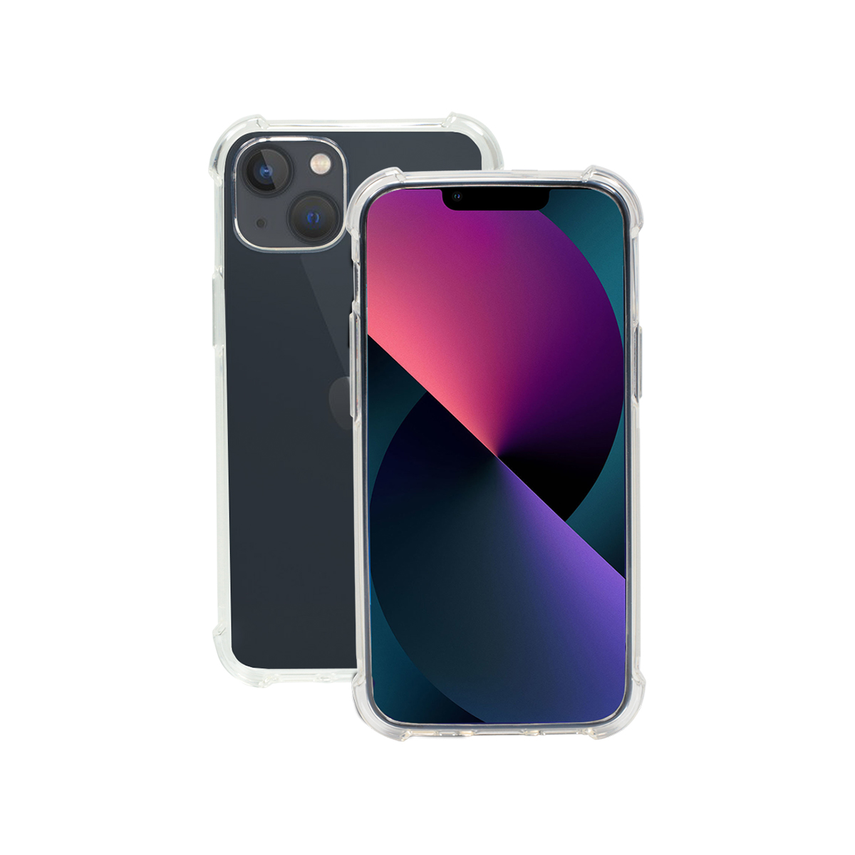 Mobilis R Series iPhone 13 mini - Transparent - Soft bag