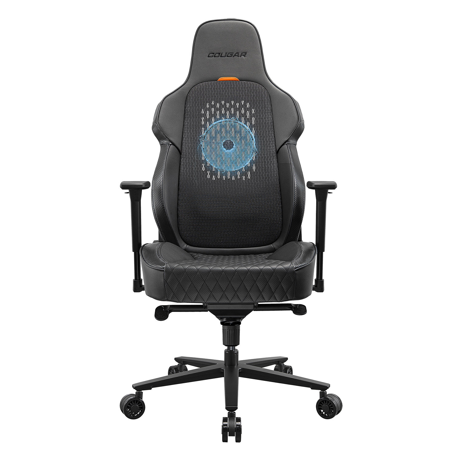 COUGAR Gaming-Stuhl NxSys Aero, ARGB Lüfter, Schwarz