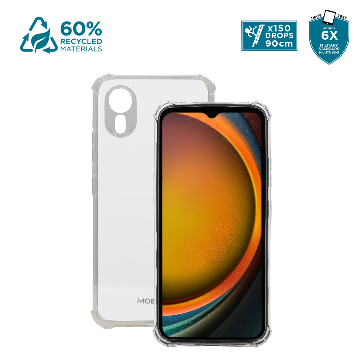 Mobilis R Series for Galaxy XCover 7-Transparent Soft bag