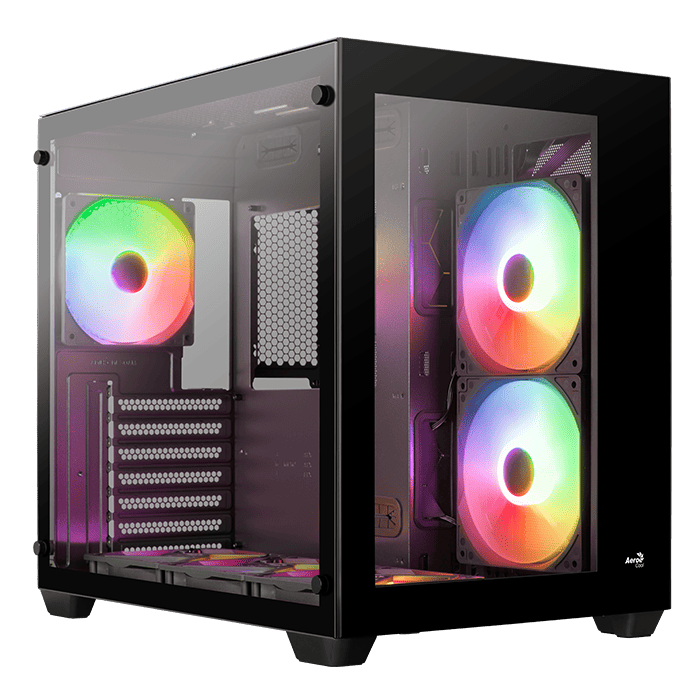 AeroCool Geh Midi Dryft MicroATX/&shy;ATX/&shy;MiniITX ARGB (black)