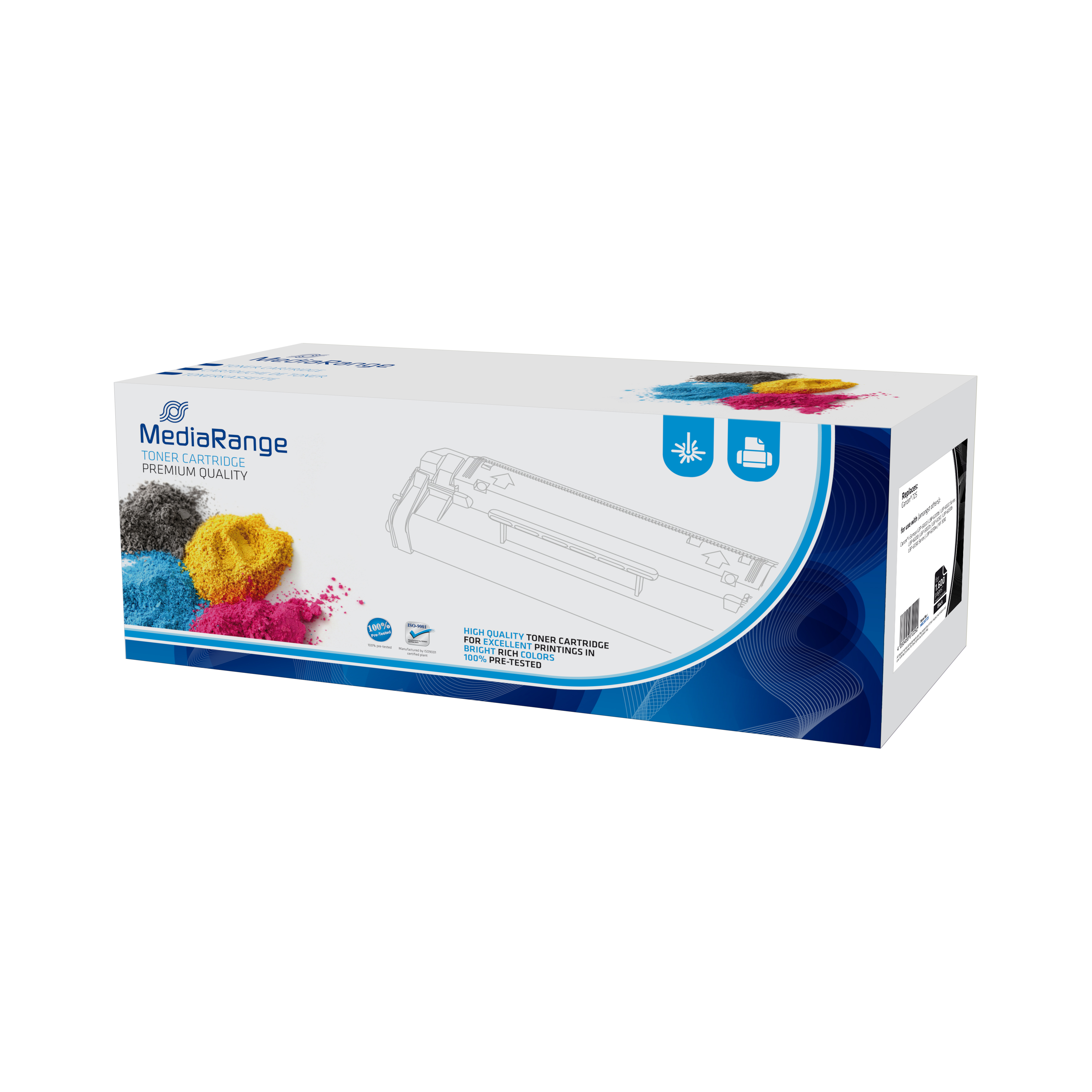 MediaRange Toner für Canon 725   schwarz Toner Canon