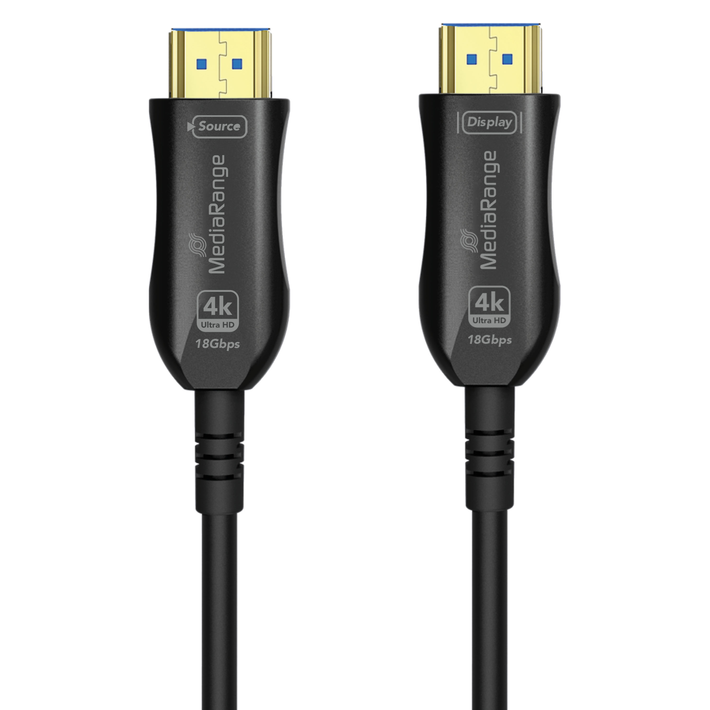 MediaRange HDMI High Speed Ethernet Kabel AOC 18Gibt/s 10m