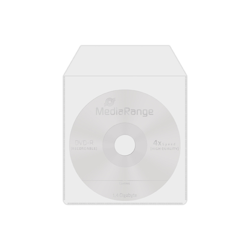 MediaRange Plastiktaschen Mini CD-R u. Mini DVD-R,50er Pack
