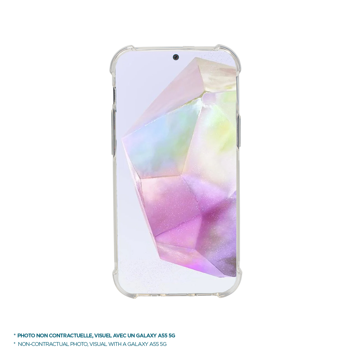 Mobilis R Series for Galaxy A55 5G - Transparent - Soft bag