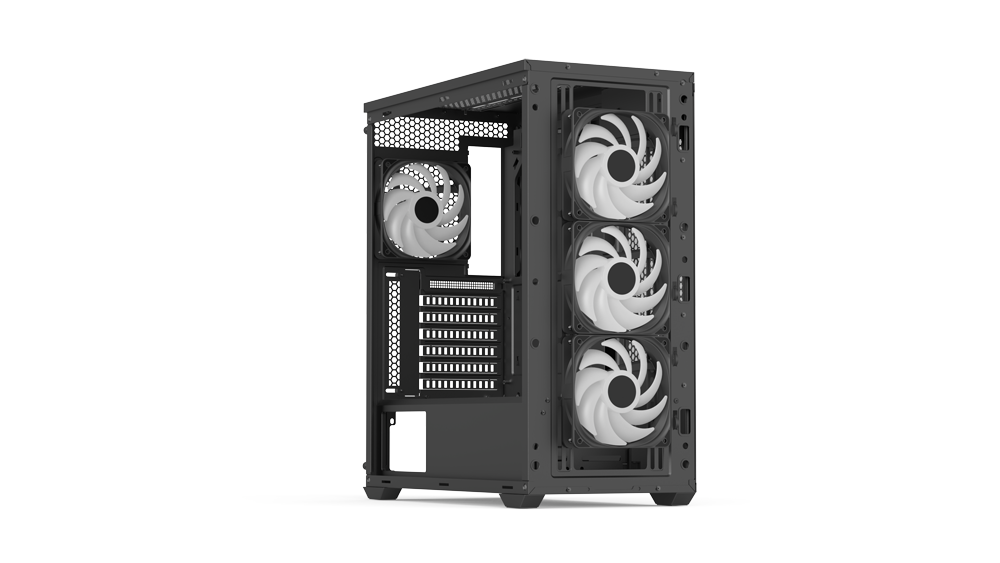 AeroCool Geh Midi D502A-G-BK-V1 (B/&shy;Mesh/&shy;ATX)