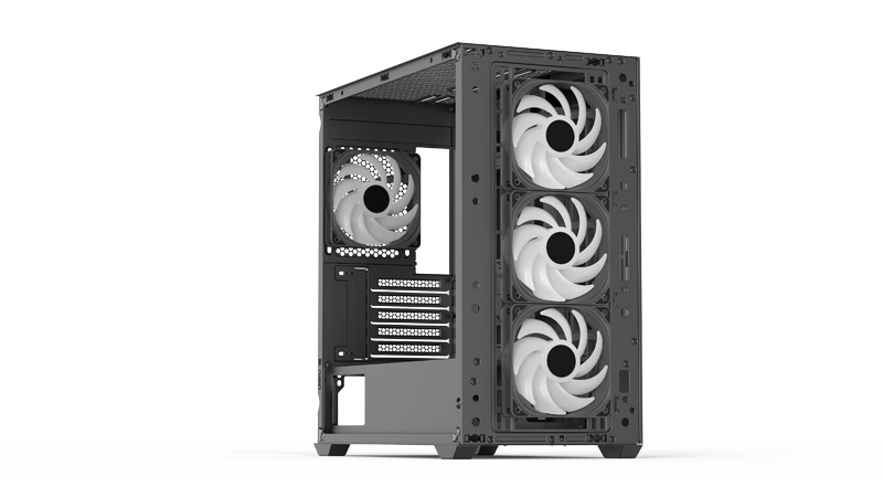 AeroCool Geh Mini D302A-G-BK-V1 (B/&shy;Mesh/&shy;Micro-ATX)