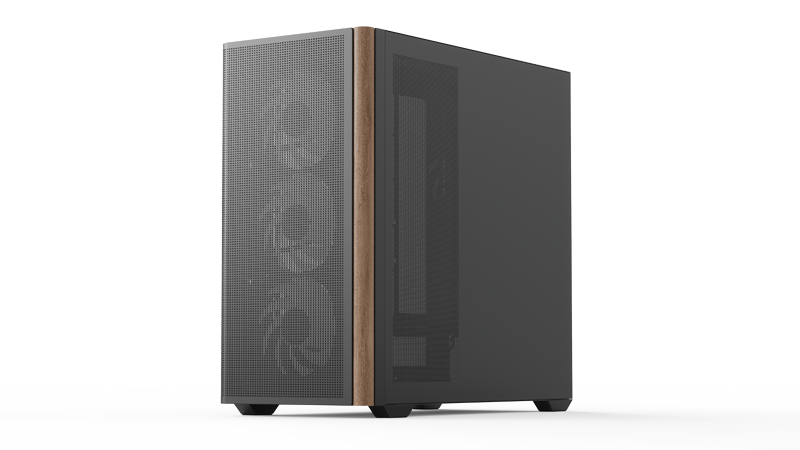 AeroCool Geh Mini D301A-G-BK-V2 (B/&shy;Wood/&shy;Micro-ATX)
