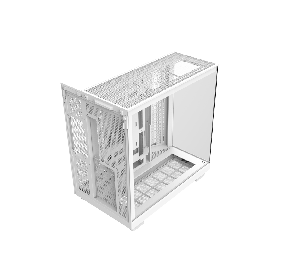 Geh Thermaltake View 380 XL TG Midi Tower ARGB Snow  White retail