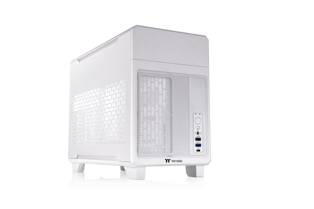 Geh Thermaltake TR100 Mini Tower "Snow" White retail