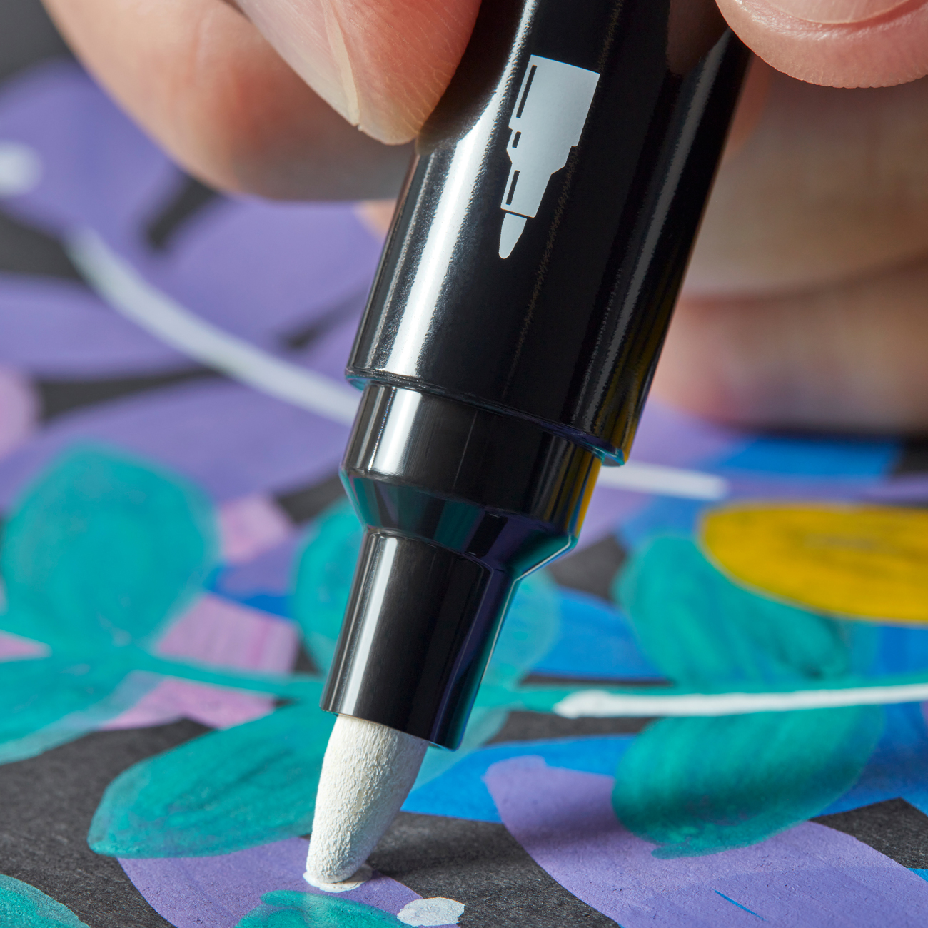 Sharpie Kreativmarker Rundspitze Acryl lila Permanent Marker