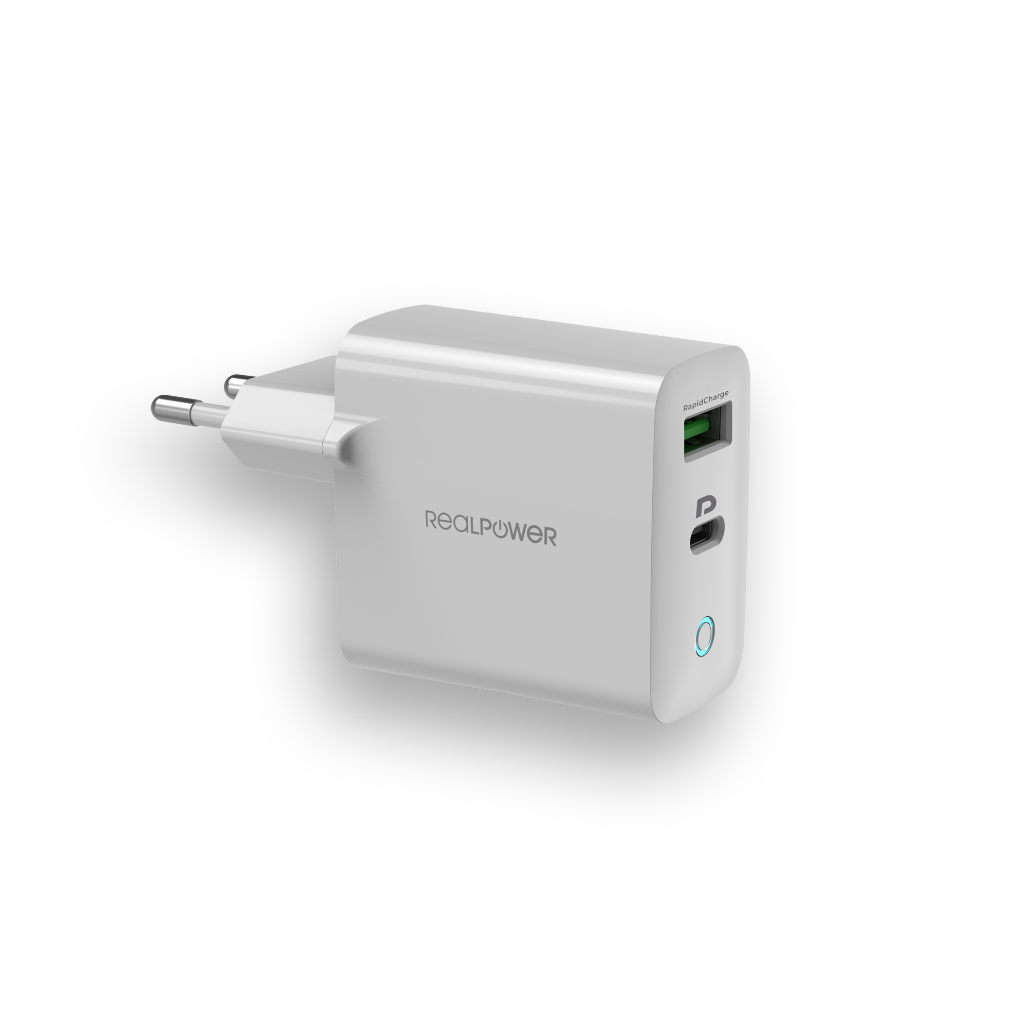 RealPower Powerbank PB-20000PD Pro Set silber      20.000mAh