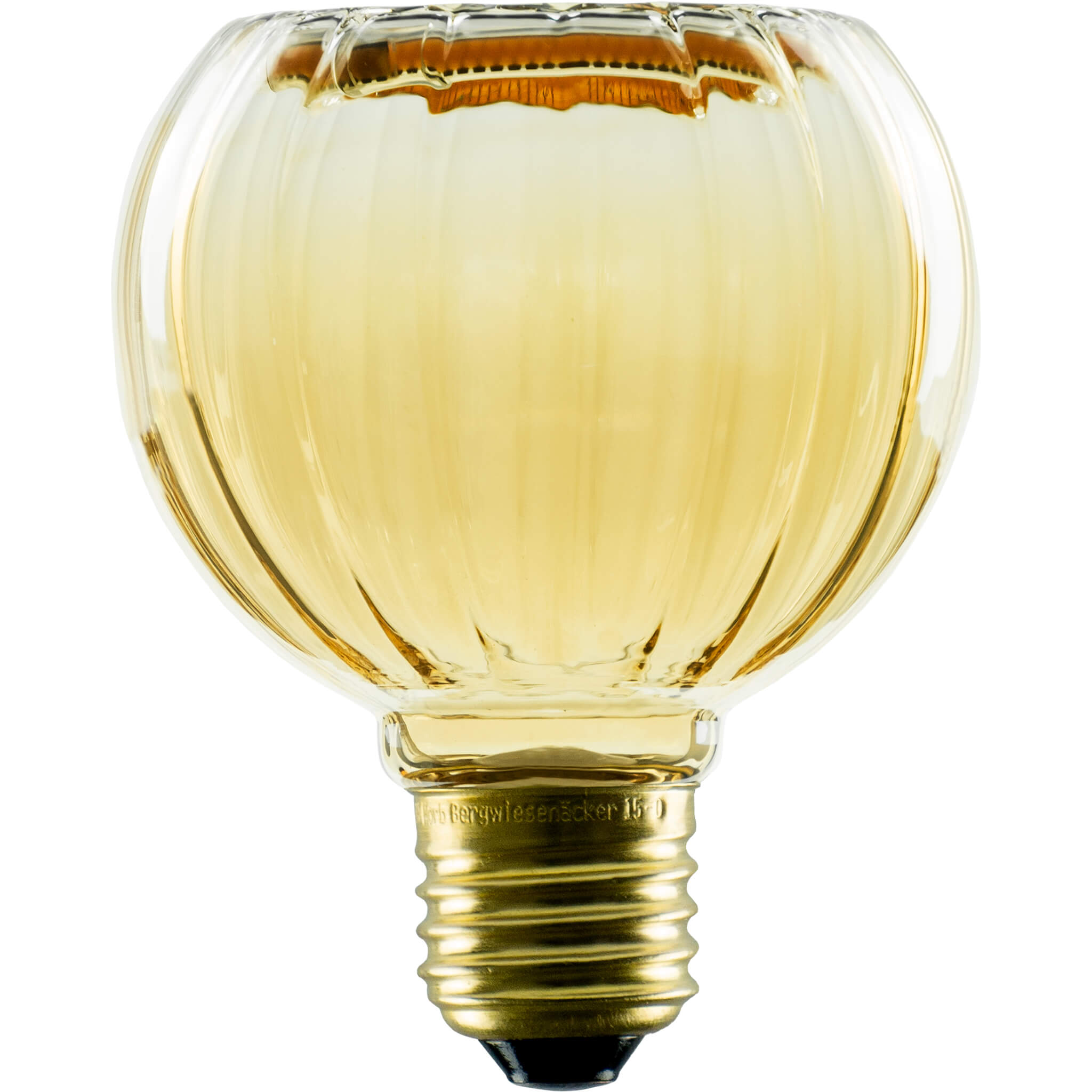SEGULA LED Floating Globe 80 straight gold E27 240Lm 2200K LED