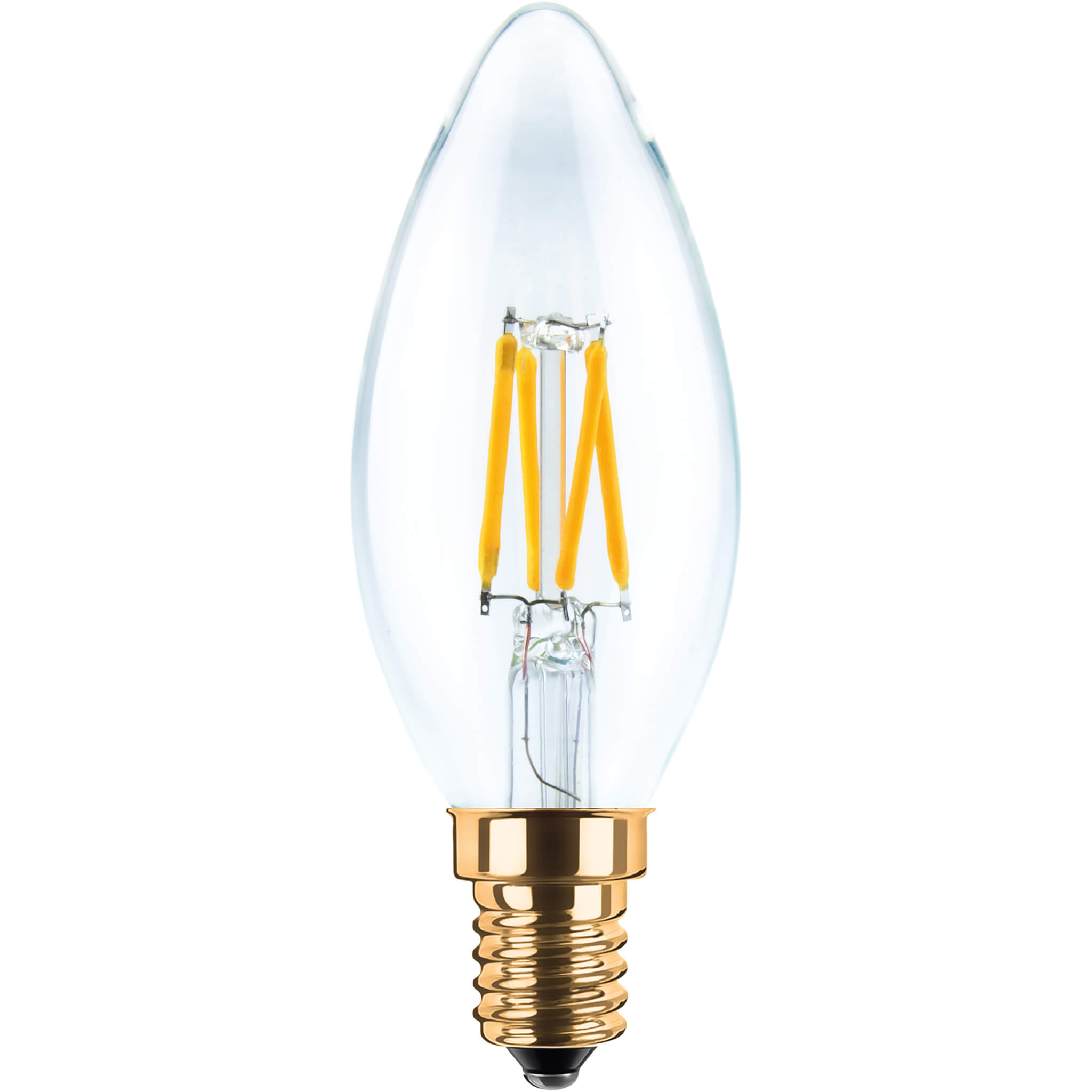 SEGULA LED Kerze klar E14 3W 260Lm 2200K dimmbar LED