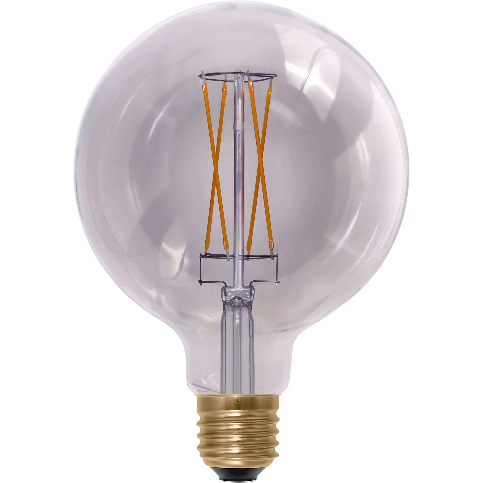 SEGULA LED Globe 125 smokey grau E27 5W 1900K dimmbar LED