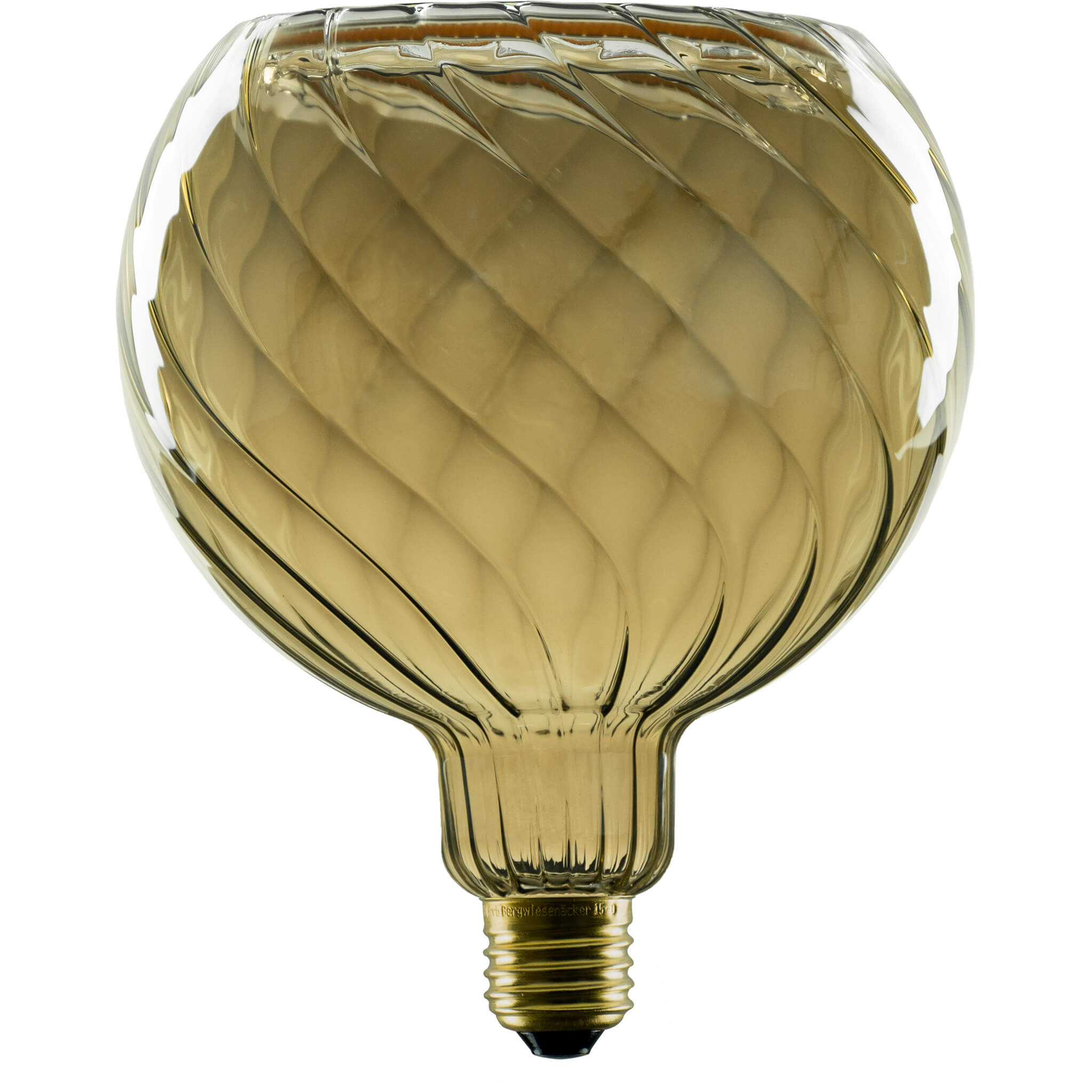 SEGULA LED Floating Globe 150 twisted smokey grau E27 230Lm LED