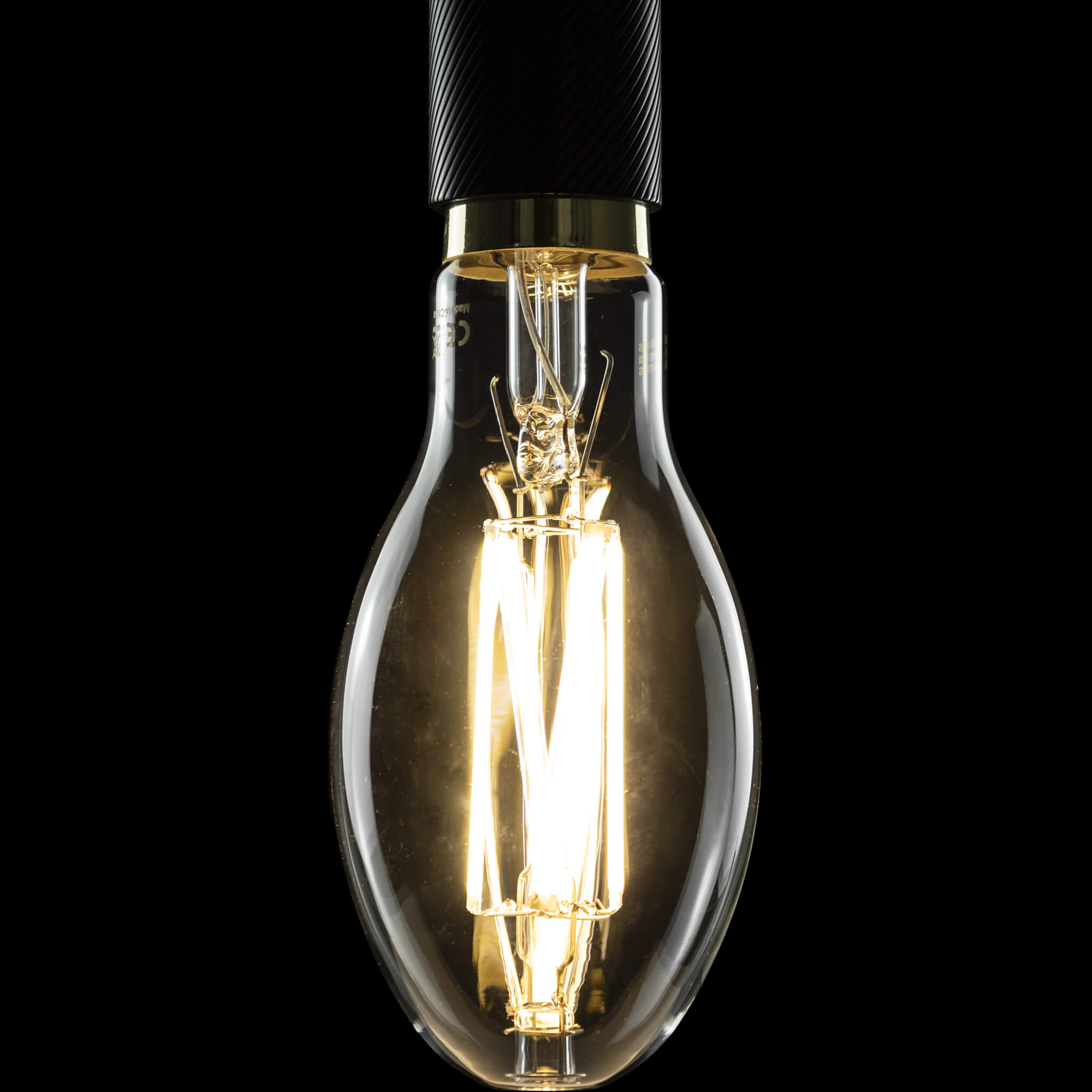 SEGULA LED Ellipse High Brightness klar E27 14W 2700K dimm LED