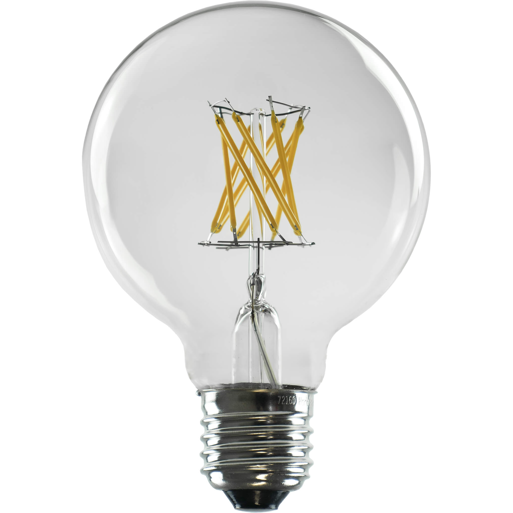 SEGULA LED Globe 80 klar E27 6,5W 2700K dimmbar