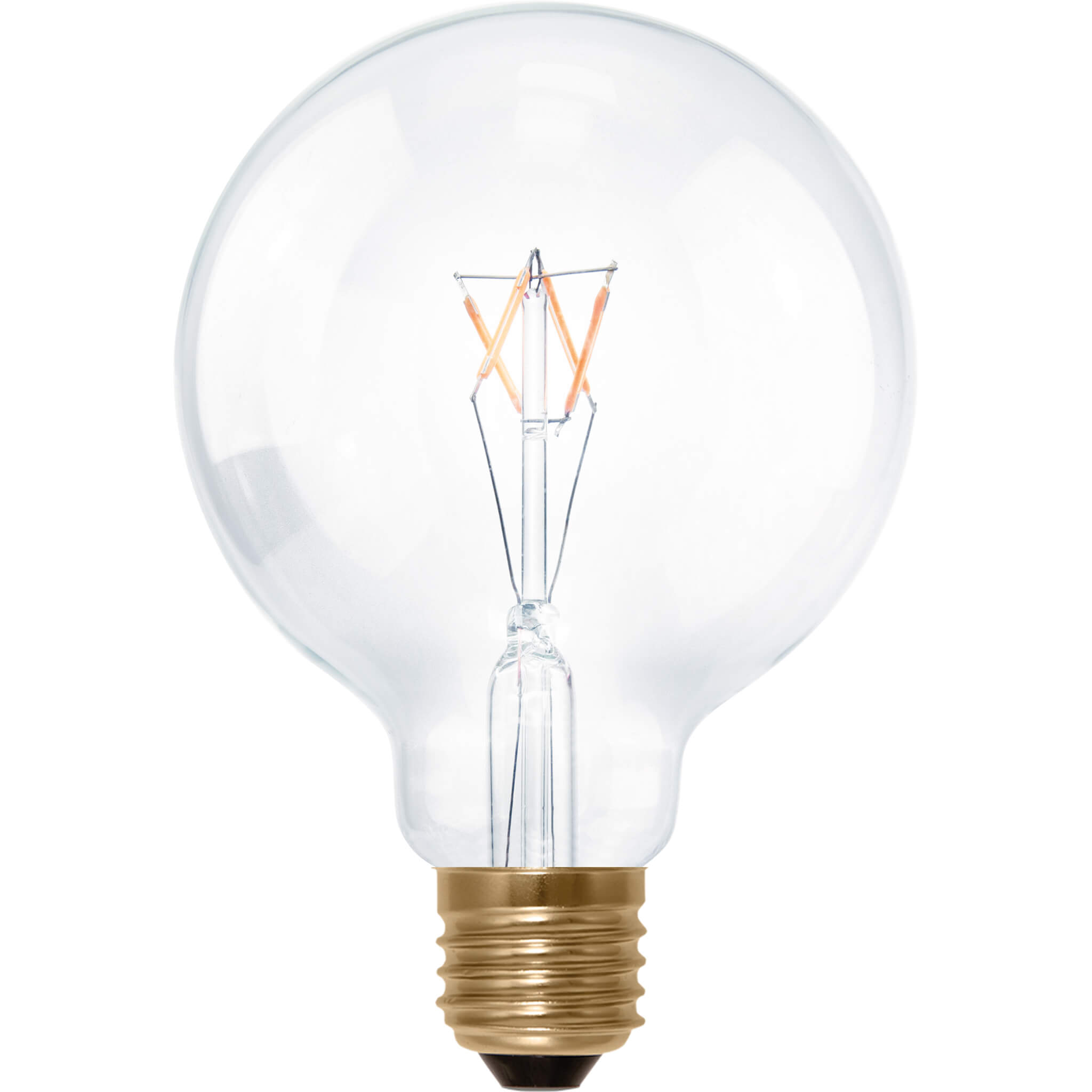 SEGULA LED Globe 95 klar E27 3W 260Lm 2200K dimmbar