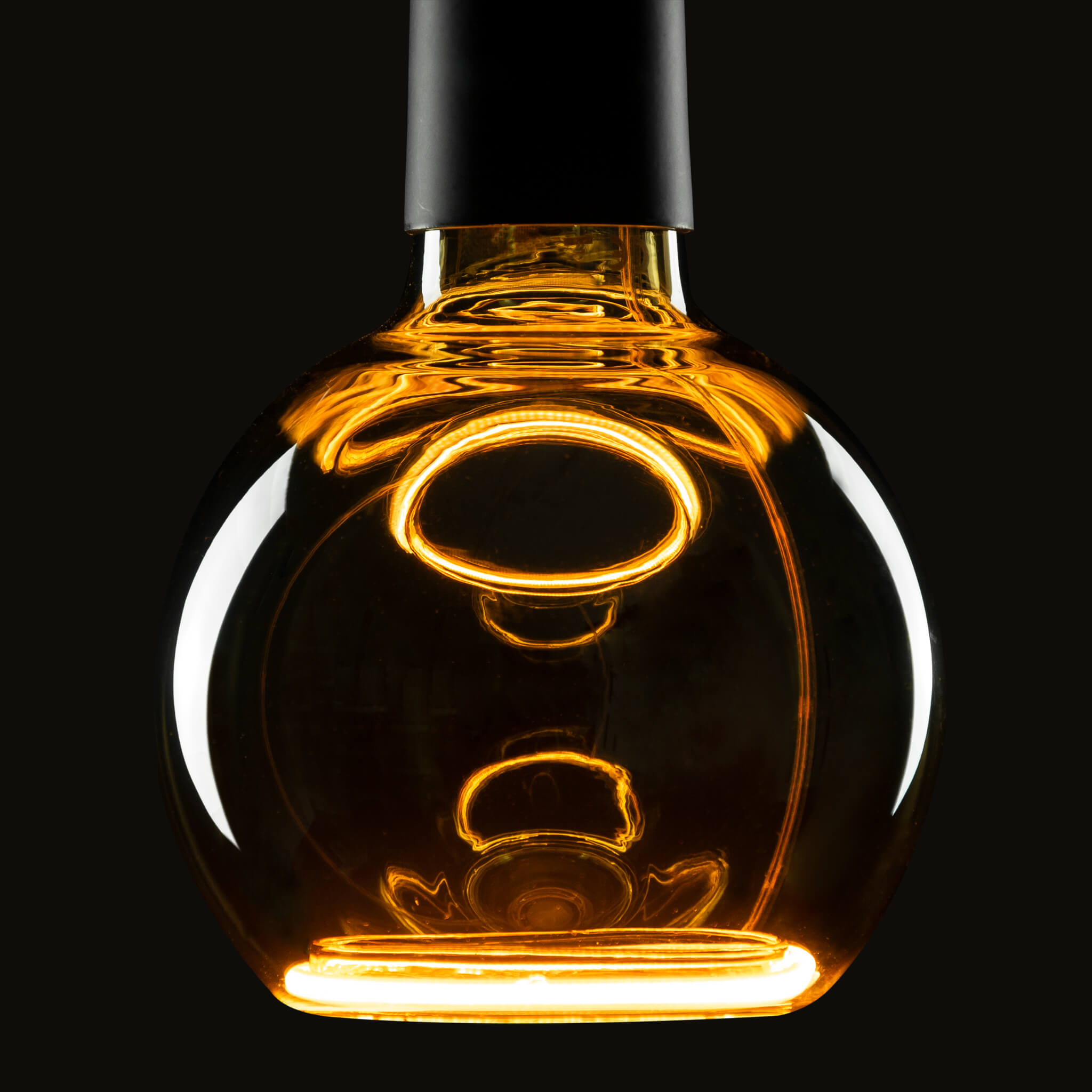 SEGULA LED Floating Globe 125 smokey grau E27 6W 1900K dimm