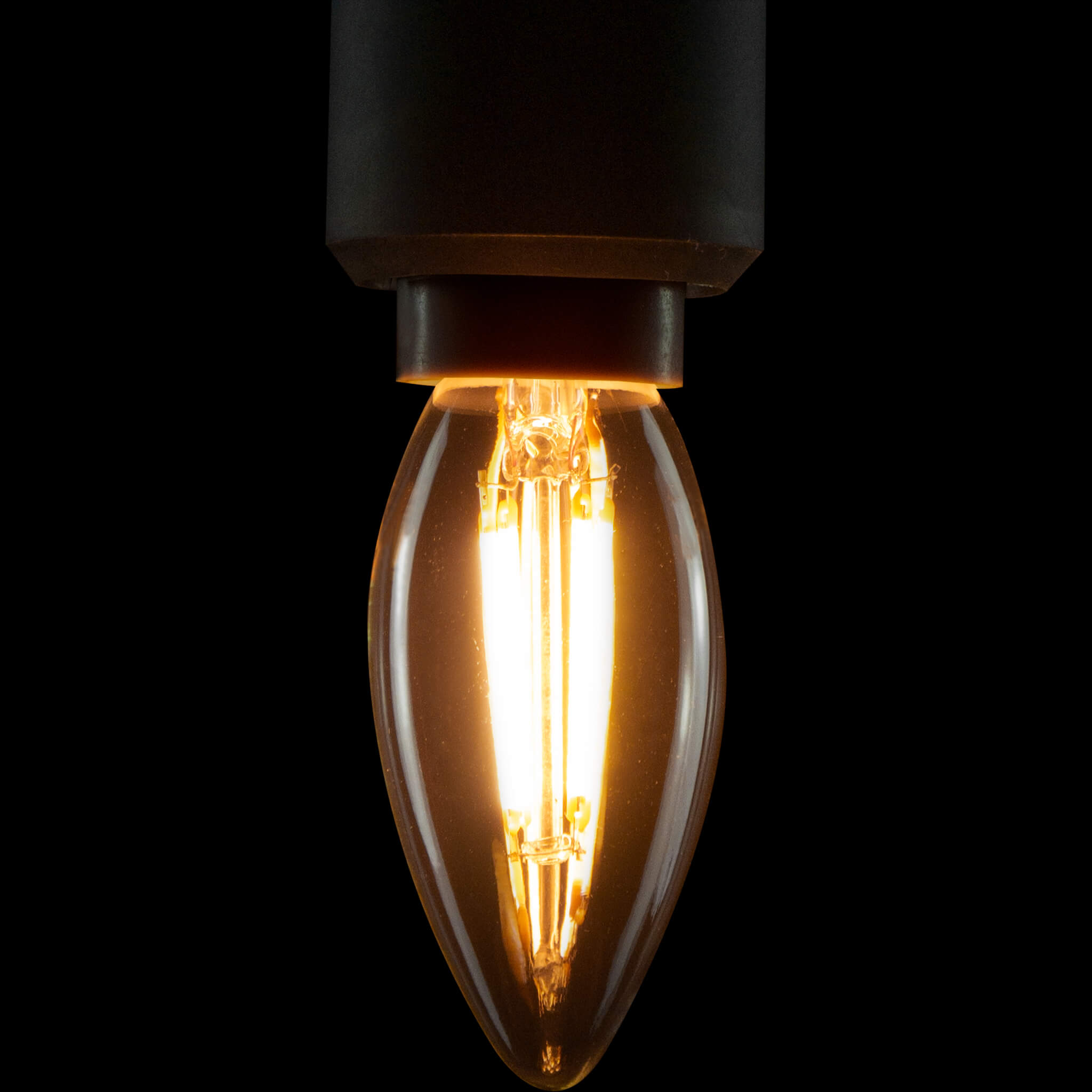 SEGULA LED Kerze klar E14 3,2W 270Lm 2700K dimmbar LED