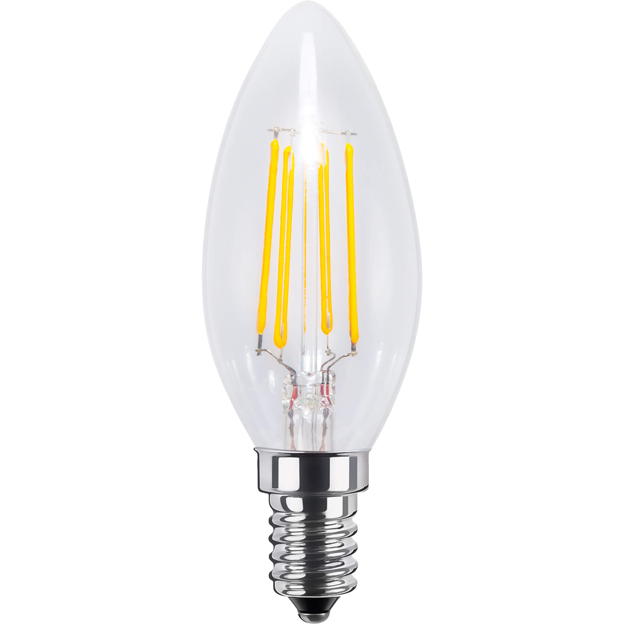 SEGULA LED Kerze klar E14 3,2W 270Lm 2700K dimmbar