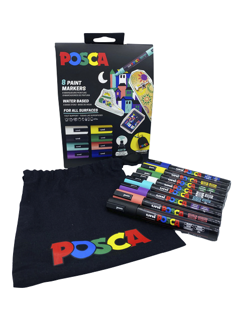 POSCA Marker UNI PC-5M 8er Aktionsset Permanent Marker