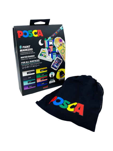 POSCA Marker UNI PC-5M 8er Aktionsset