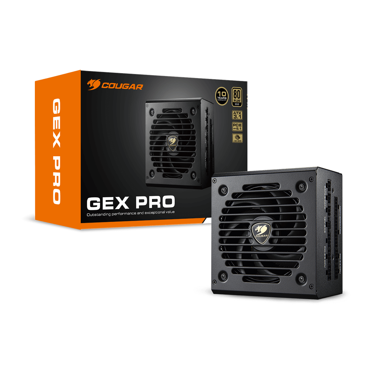 COUGAR Netzteil GEX PRO 650W ATX3.1 /&shy; 80 Plus Gold /&shy; Modular