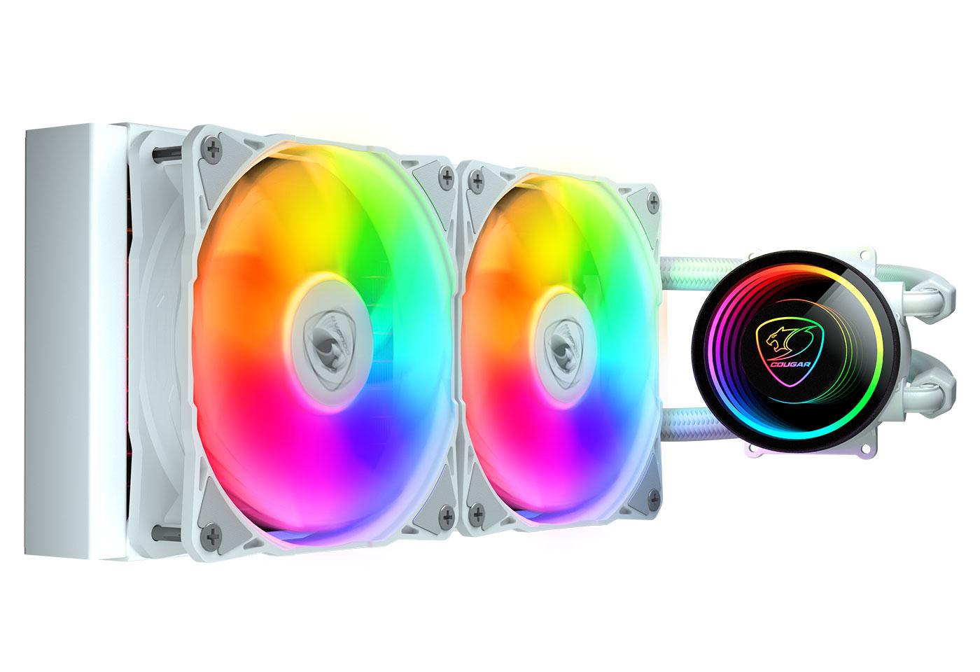 COUGAR CPU Wasserkühlung Poseidon Elite 240, ARGB Weiß Wasserkühler