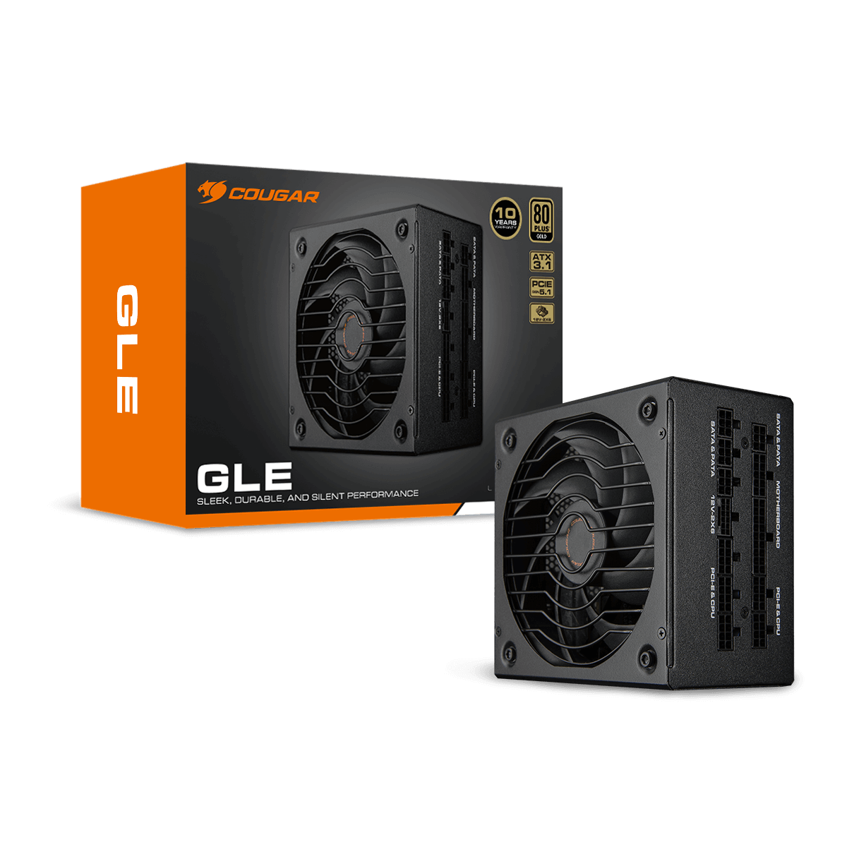 COUGAR Netzteil GLE 1000W ATX3.1 / 80 Plus Gold Netzteile PC