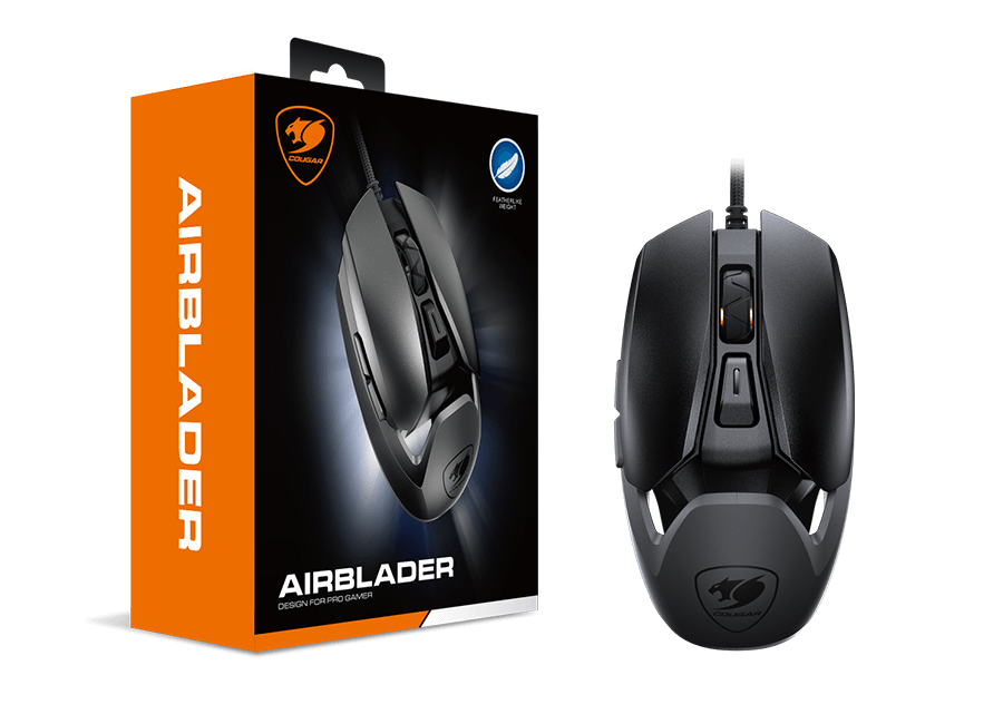 COUGAR Gaming Maus AirBlader, Kabelgebunden, Schwarz Mäuse & Tastaturen