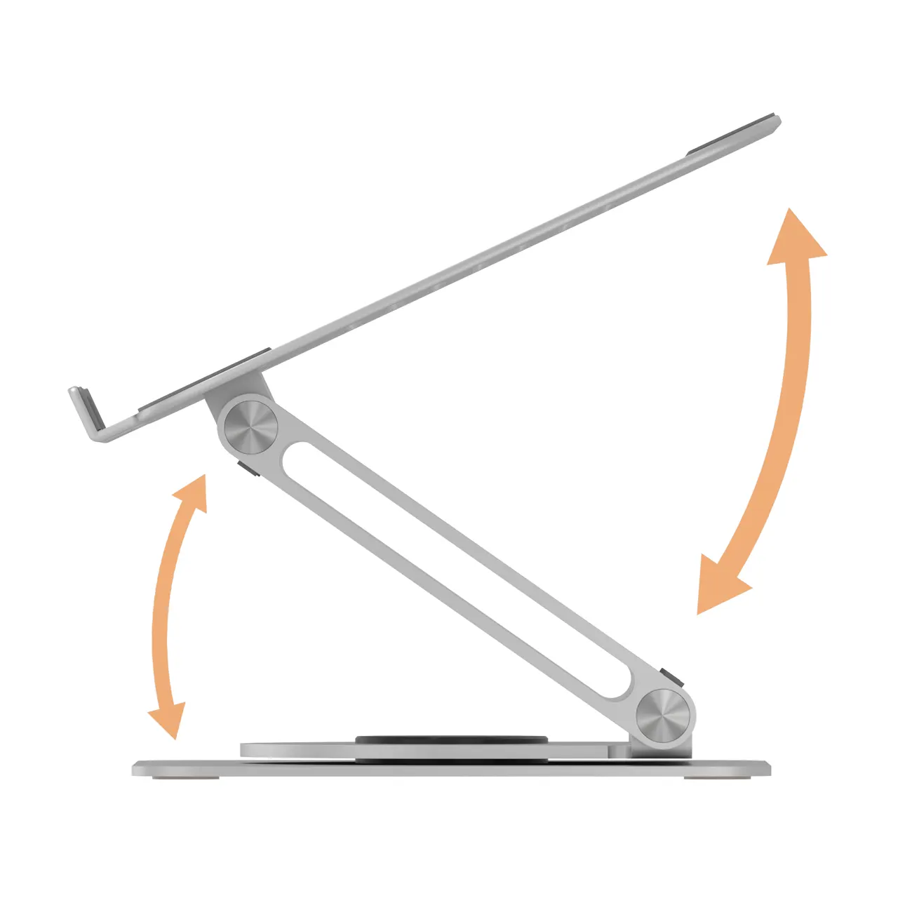 Notebookhalter IcyBox rotierend höhenverstellbar Aluminium Tablet Zubehör