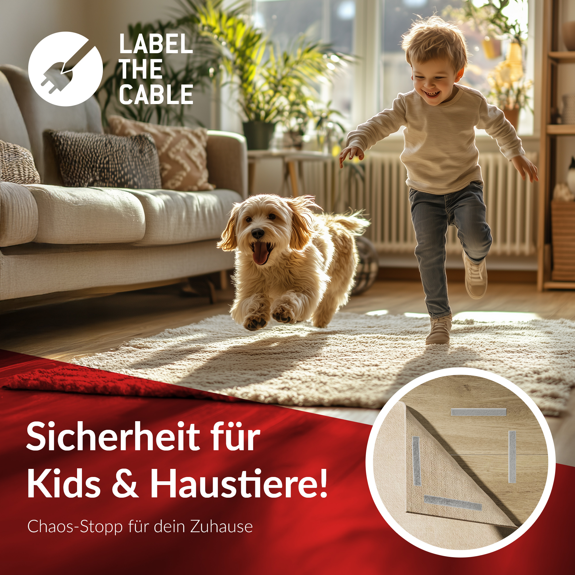 LTC Klettrolle Easy Tape Strap  8mx20mm Bündeln&Ordnen weiß