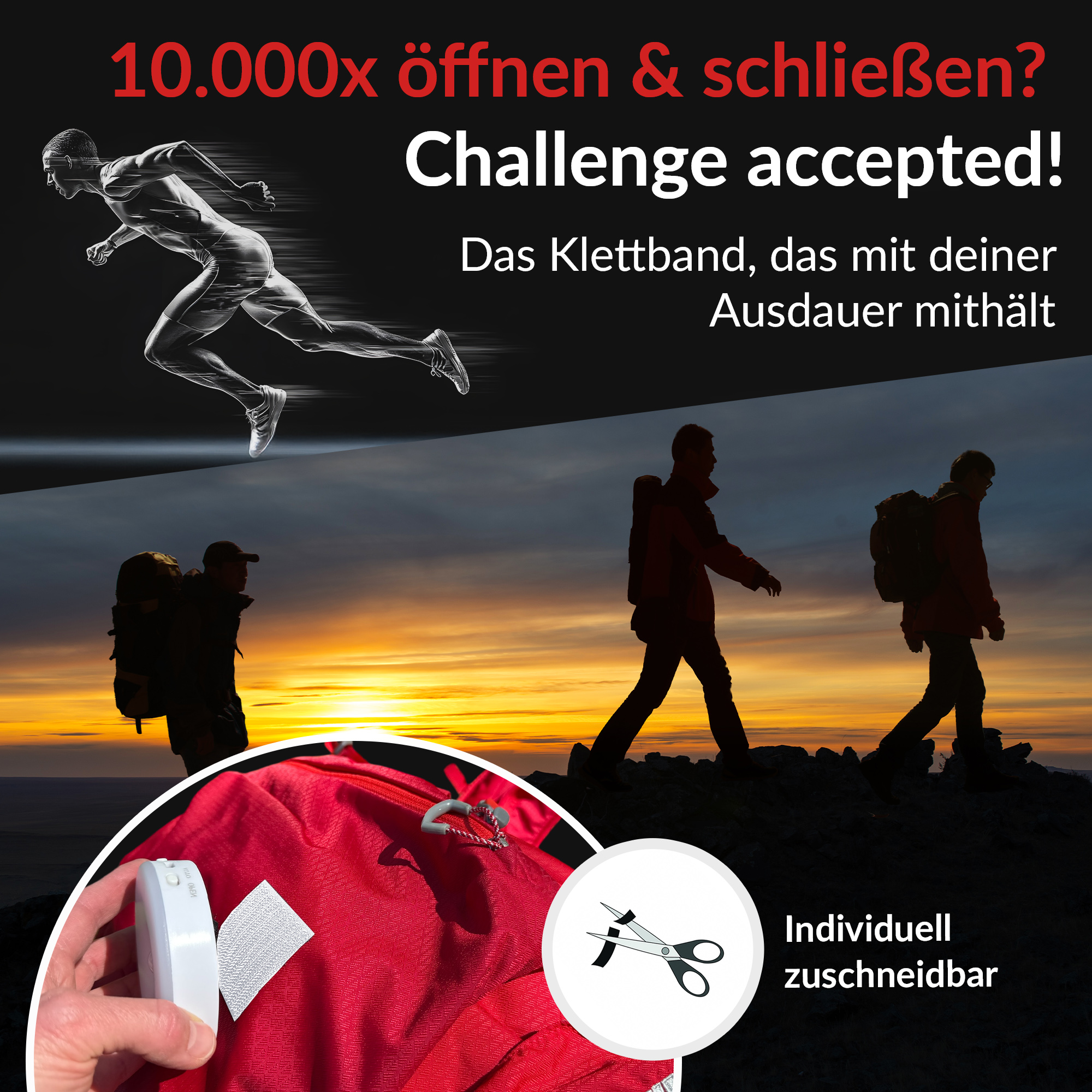 LTC Klettrolle Tough Tape Strap  5mx50mm Bündeln&Ordnen weiß Kennzeichnung und Befestigung