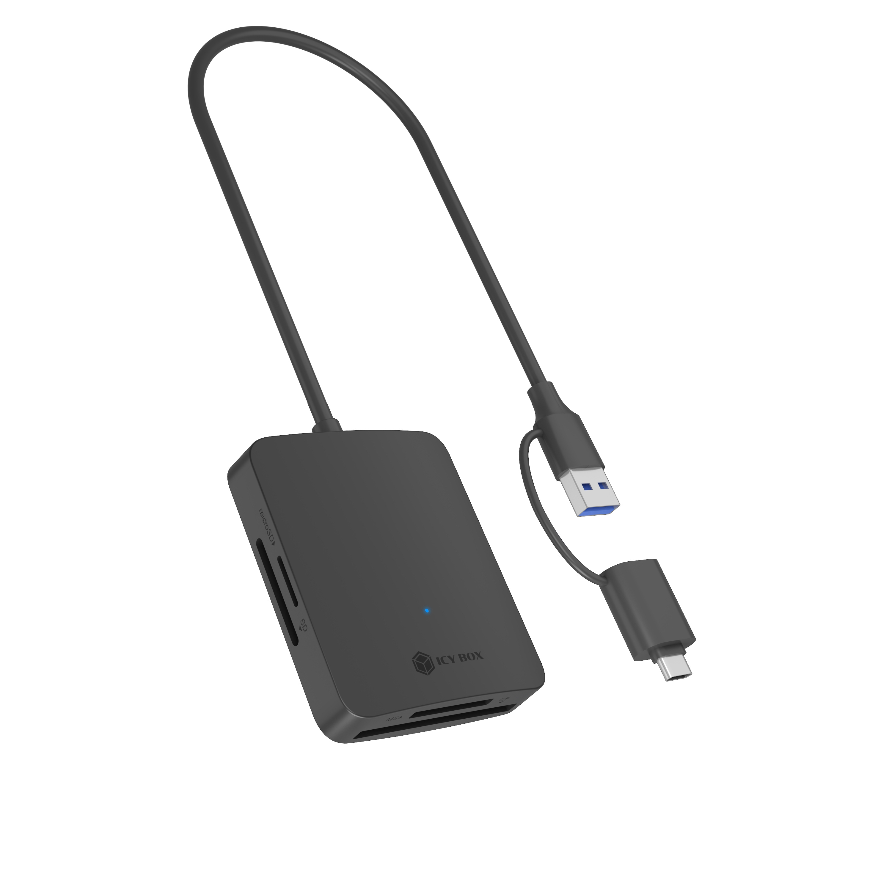 Card Reader IcyBox 4 in 1 USB 3.2 Gen 1 für CF,TF,SD