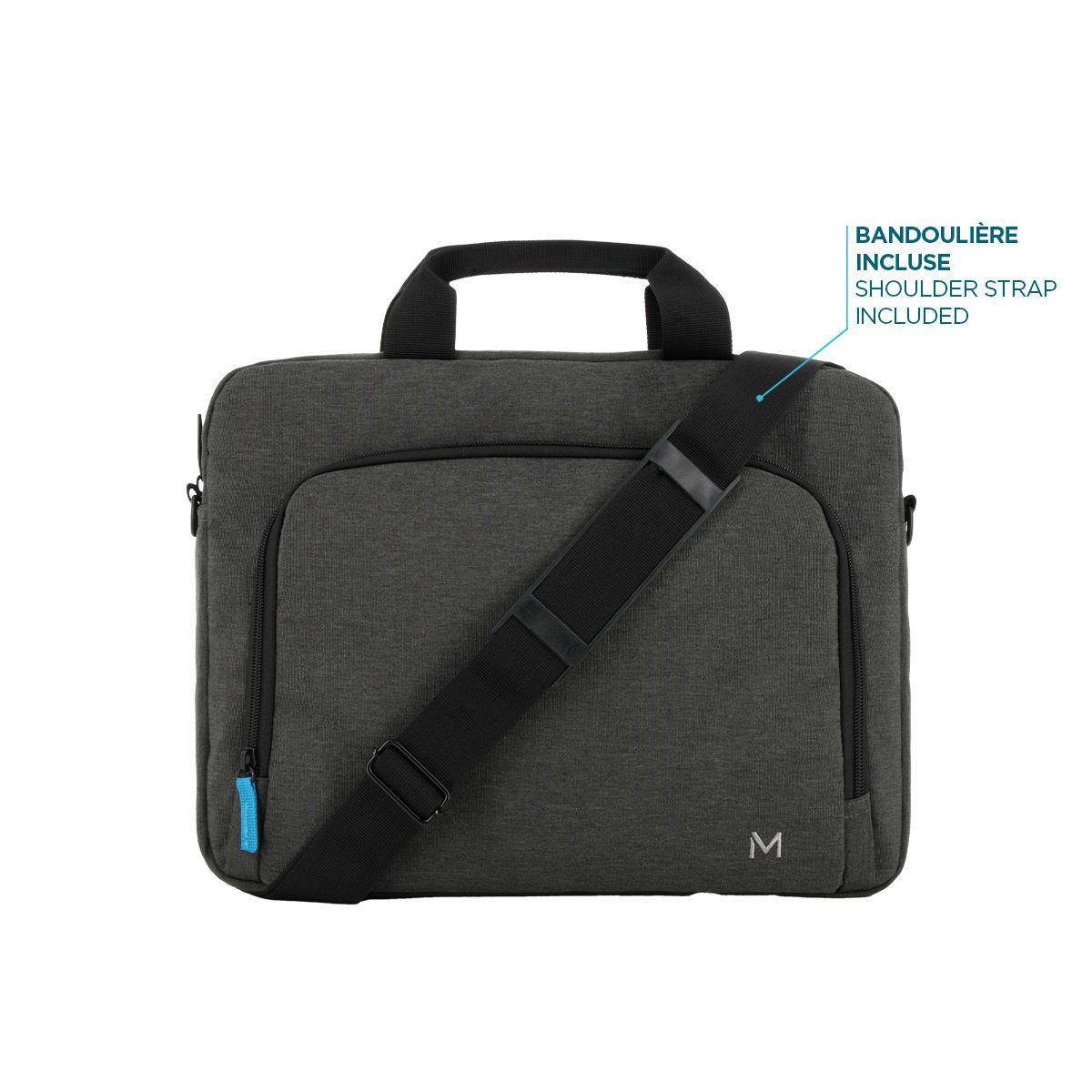 Mobilis TheOne Basic Briefcase Toploading 14-16'' darkgrey Notebooktaschen