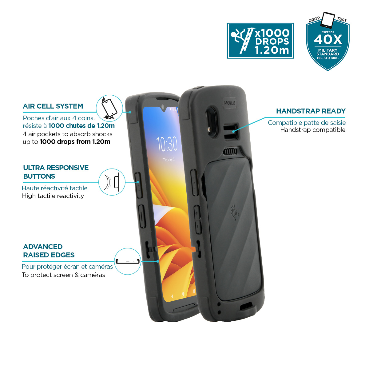 Mobilis PROTECH Case for Zebra TC15 - TN28 Softbag