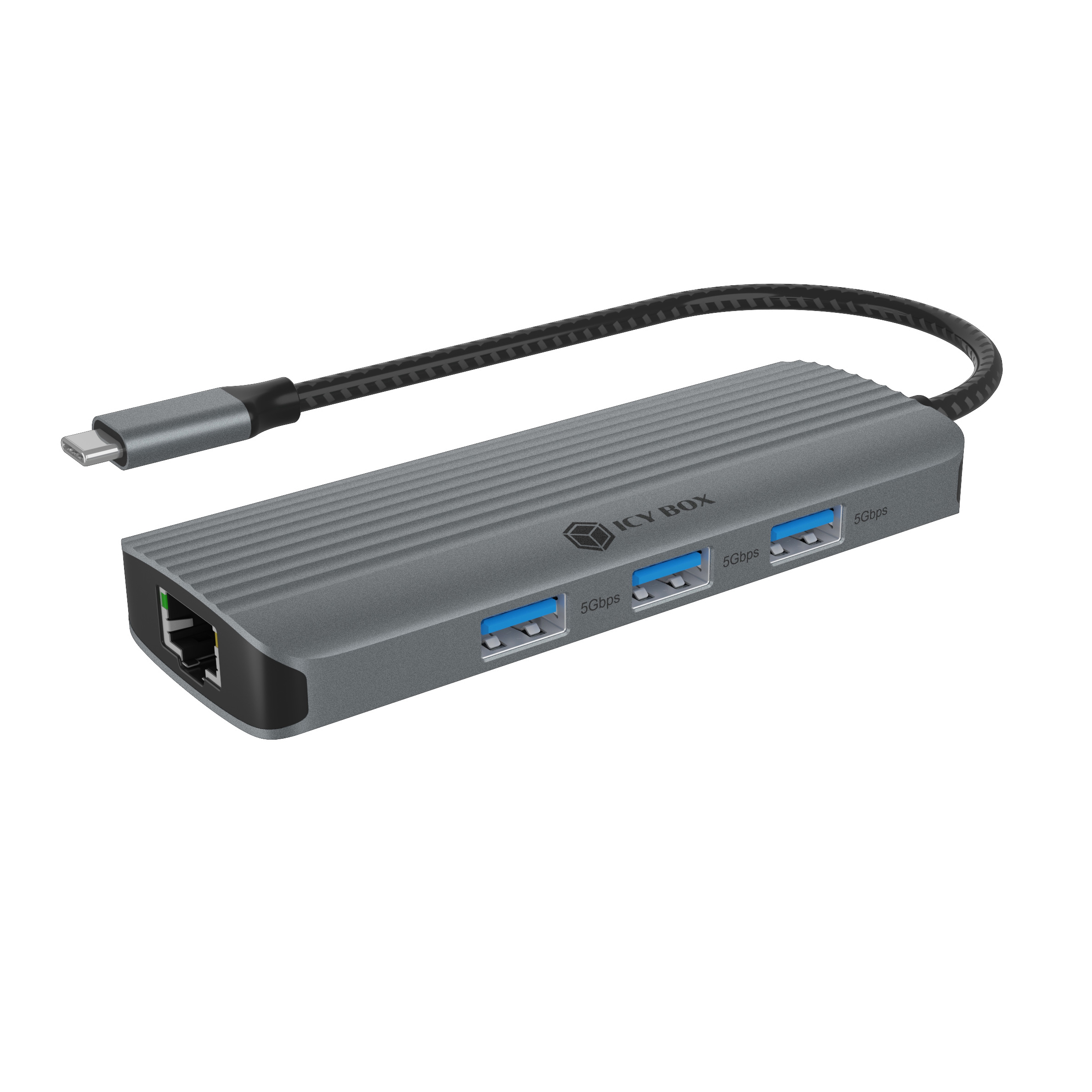 Dockingstation IcyBox 6 in 1 1xHDMI 4K60Hz, 3x USB-A Dockingstation IcyBox 6 in 1 1xHDMI 4K60Hz, 3x USB-A