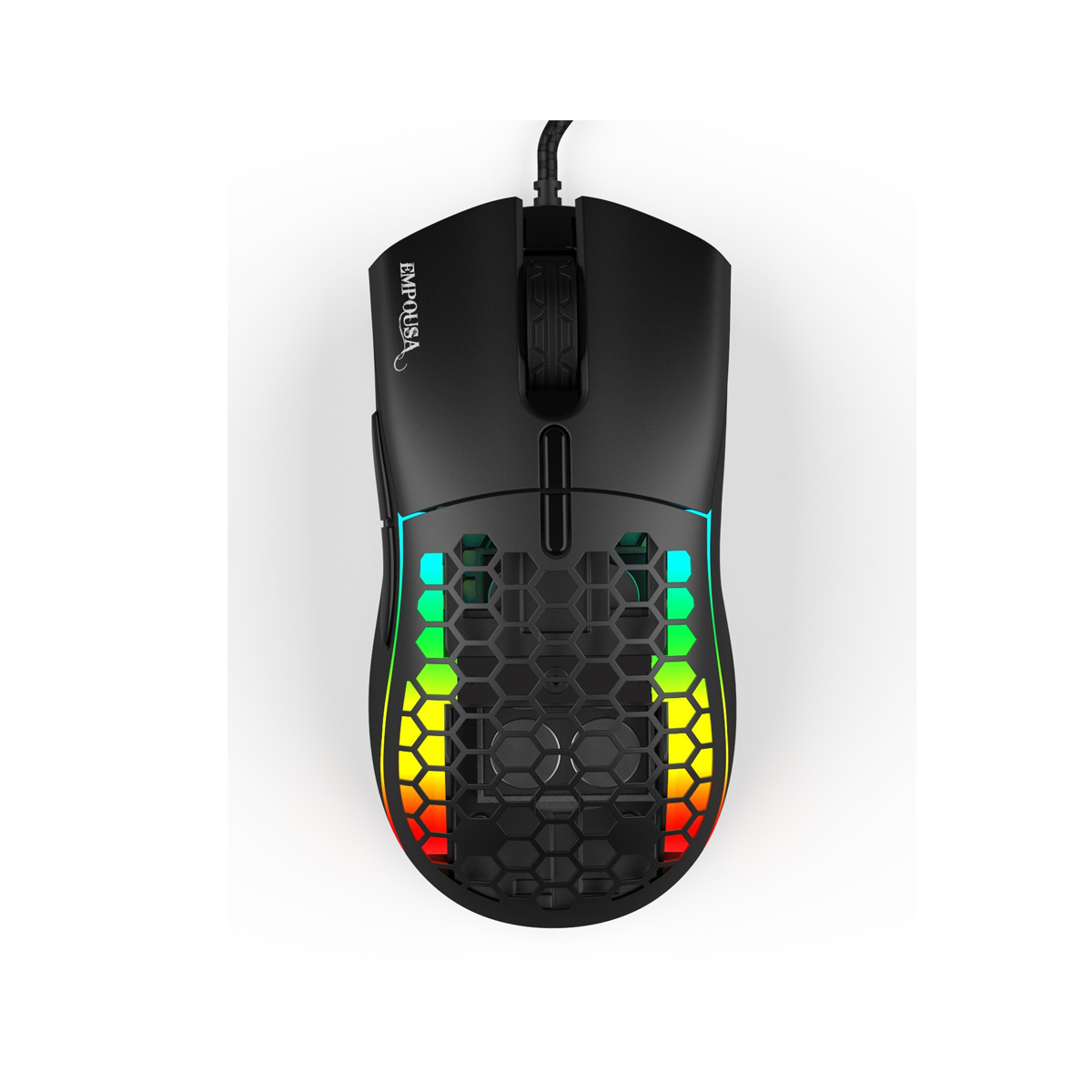 INCA Gaming Maus RGB/10000DPI/ 7Tasten/USB     1.80m schwarz retail