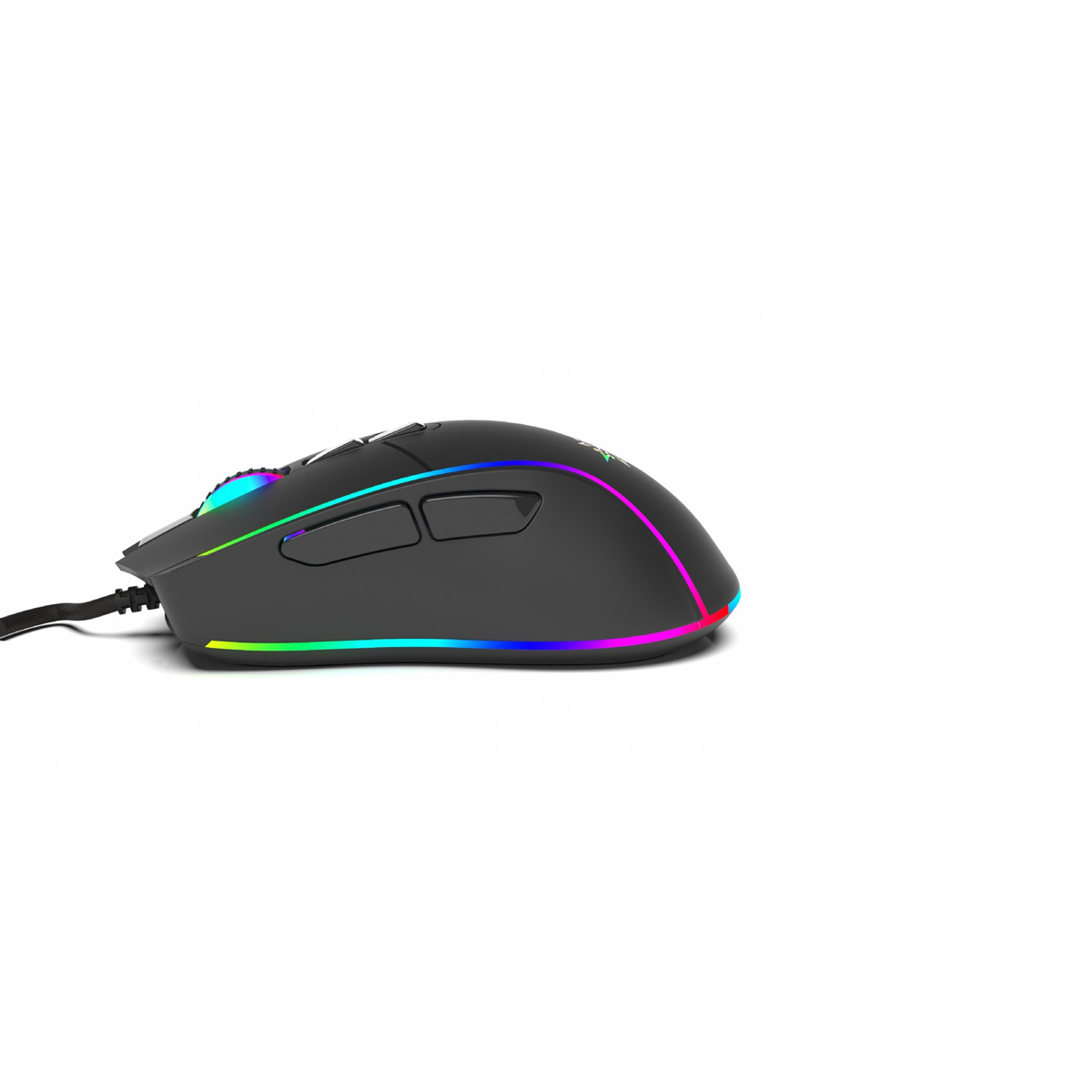 INCA Gaming Maus RGB/ 6400DPI/ 7Tasten/USB     1.80m schwarz retail