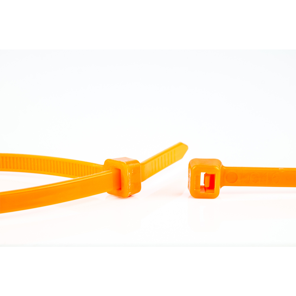 WKK Kunststoffkabelbinder Orange 300x4,8mm 100 St.