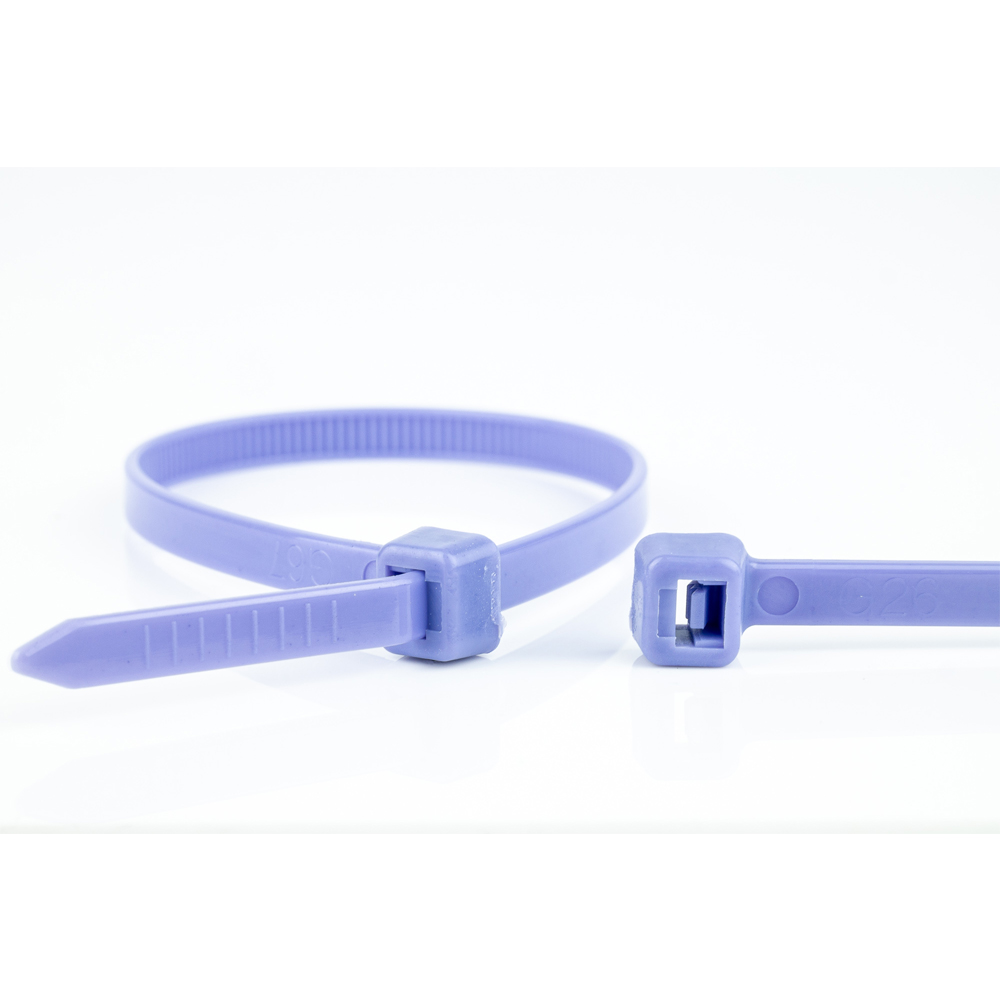 WKK Kunststoffkabelbinder Violett 300x4,8mm 100 St. Kennzeichnung und Befestigung