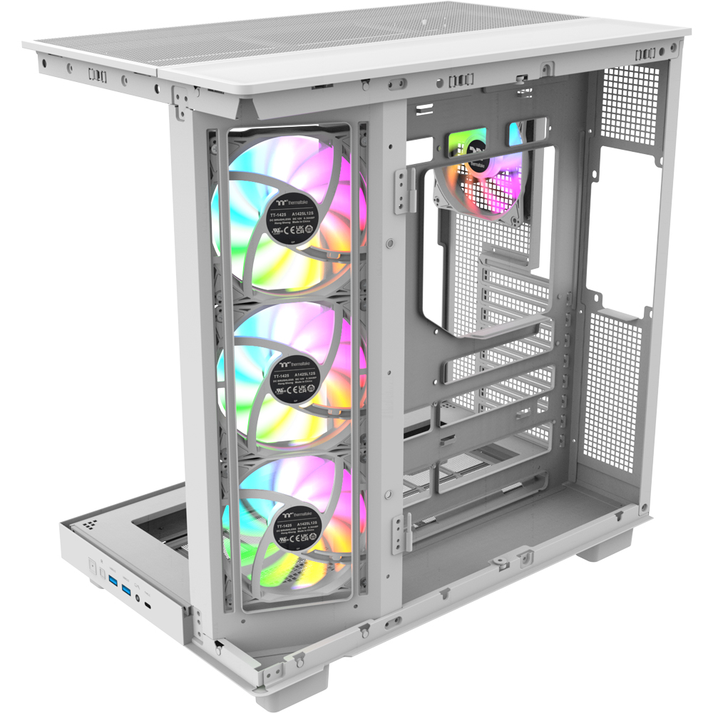 Geh Thermaltake View 380 XL WS Midi Tower ARGB Snow  White retail