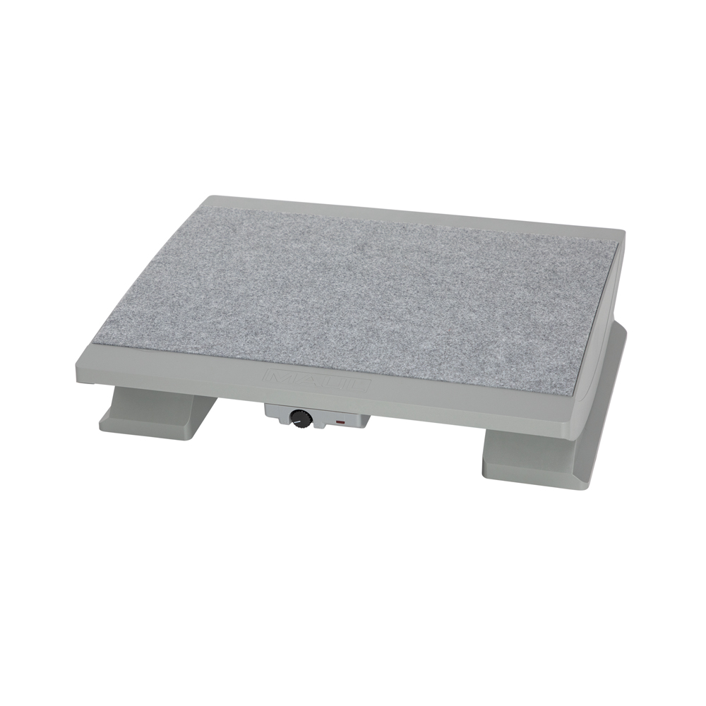 MAUL ergonomische Füßstütze Pro beheizt 45x39cm grau Fußstütze