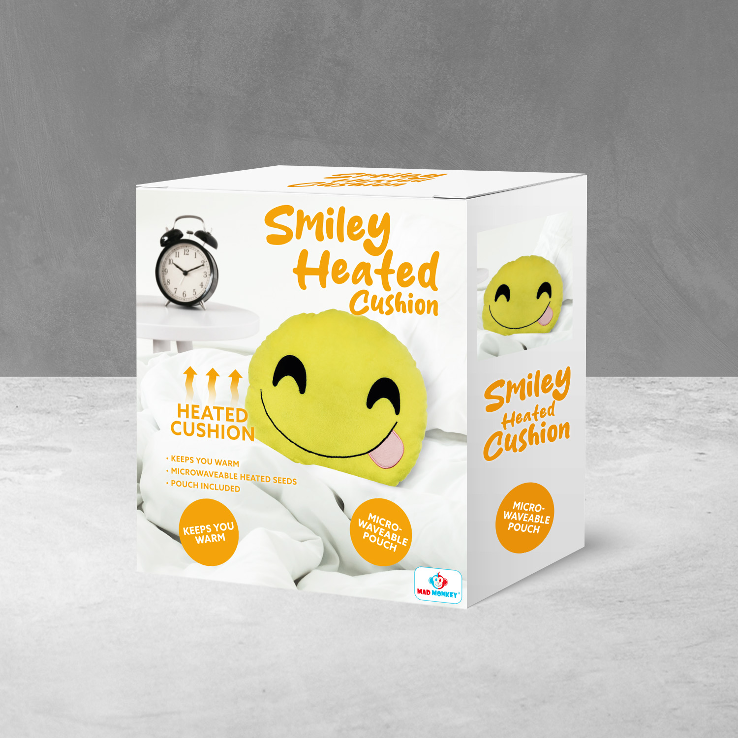 Mad Monkey - Wärmekissen Smiley