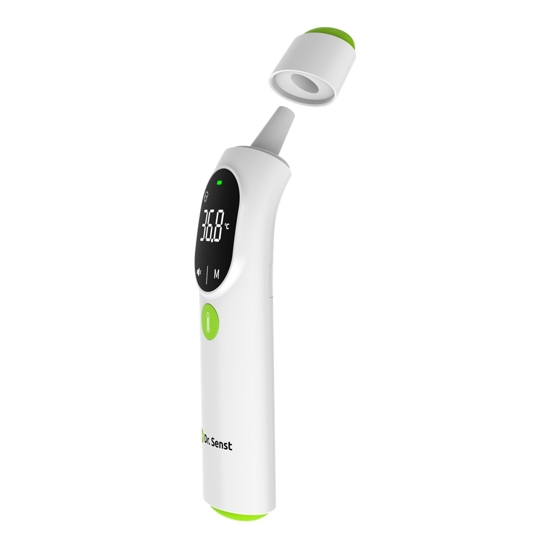 Dr. Senst Infrarot  Ohr-/&shy;Stirn- Fieberthermometer DET-20F