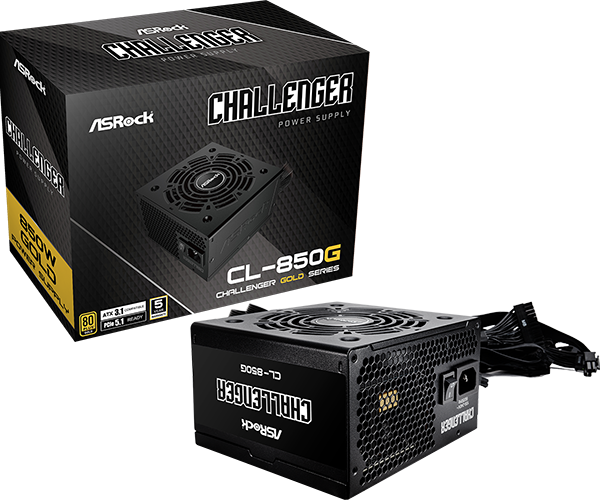 ASRock Challenger Series CL-850G 850W ATX 80+ Gold     black ret